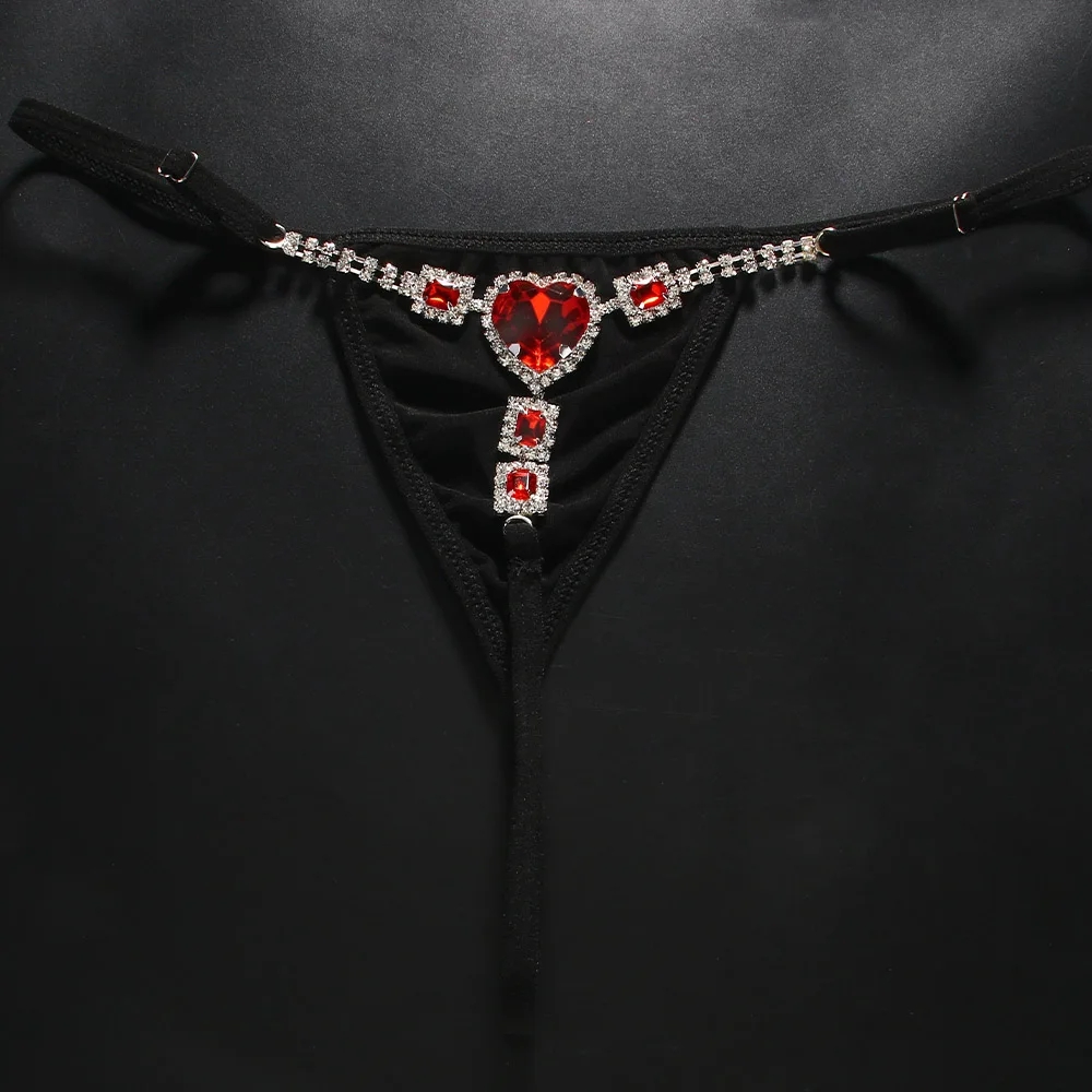 String en forme de cœur en cri - Thong Bikini Women avis et prix